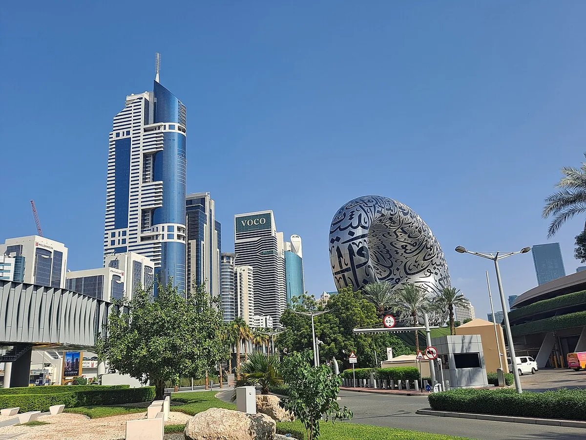 Museum of the Future exterior in Dubai in 2023